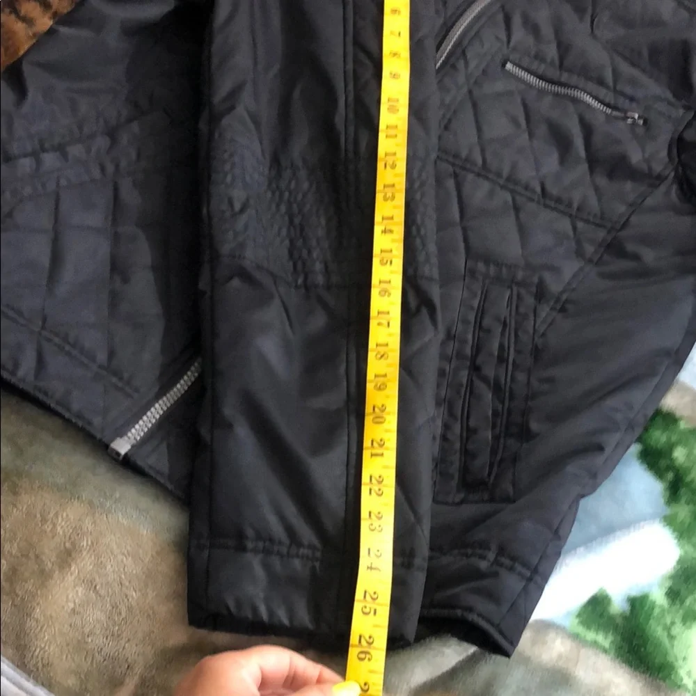 G by Guess Black Lightweight Jacket with Matte Finish - Picture 9 of 10